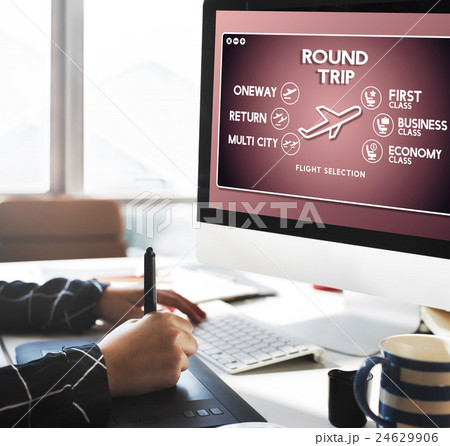 Flight Information Selection Tourism Transport Concept 24629906