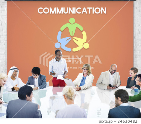 Communication Helping Hand Connection Together Concept 24630482