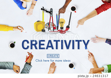 Creativity Ideas Equipment Create Concept Creativity Ideas Equipment Create Concept 24631317