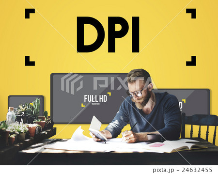 Dots Per Inch Resolution Pixel Monitor Digital Art Concept Dots Per Inch Resolution Pixel Monitor Digital Art Concept 24632455