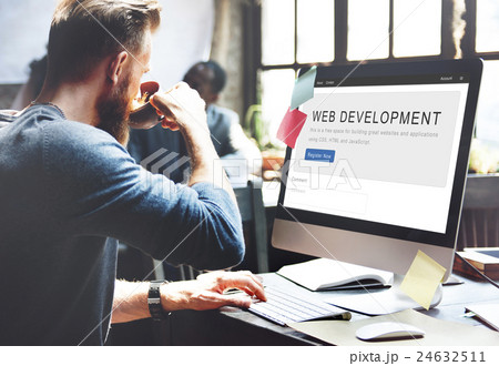 Website Development Internet Homepage Layout Concept Website Development Internet Homepage Layout Concept 24632511
