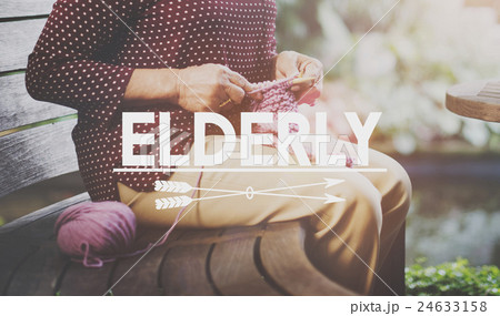 Elderly Senior Adult Mature Silver-Haired Concept 24633158