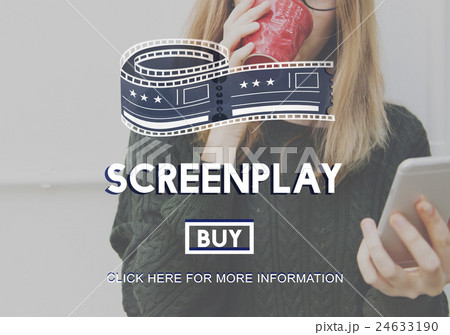 Screenplay Proofreader Story Write Copyright Concept 24633190