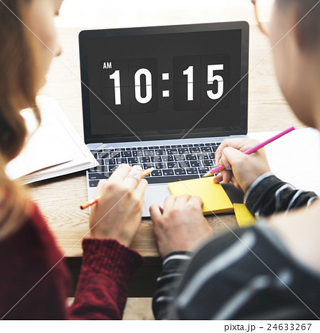 Time And Date Clock Graphic Concept Time And Date Clock Graphic Concept 24633267