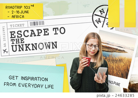 Trip Travel Destinatiion Explore Tour Concept 24633285