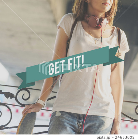 Get Fit! Activity Workout Health Concept 24633605