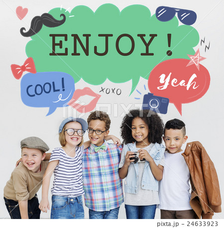 Kids Casual Joyful Independant Graphic Concept Kids Casual Joyful Independant Graphic Concept 24633923