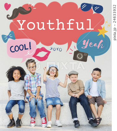 Kids Casual Joyful Independant Graphic Concept Kids Casual Joyful Independant Graphic Concept 24633932