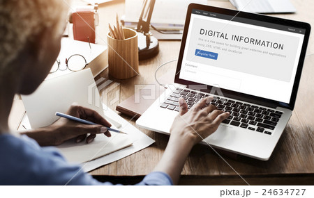 Digital Information Data Network Technology Concept Digital Information Data Network Technology Concept 24634727