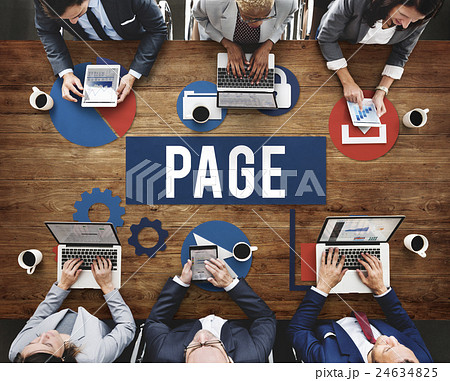 Page Documents Technology Digital Webpage Concept 24634825