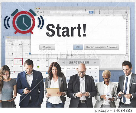 Start Beginning Forward Startup Launch First Activation Concept 24634838