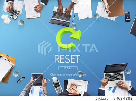 Reset Restart Back Beginning Concept 24634888