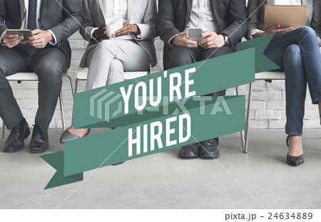 Human Resources Business Position Graphic Concept 24634889