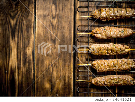 Kebab on the grill. Kebab on the grill. 24641621