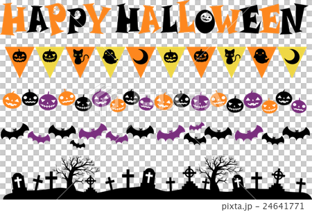 ハロウィーン飾りセット 24641771