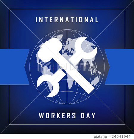 イラスト素材: 1st may - International Labor Day