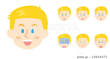 アメリカ系ビジネスマン_表情_15シリーズ 24644475