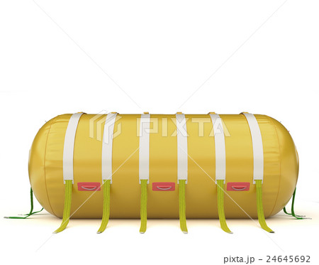 yellow cylindrical pontoon 24645692
