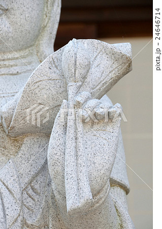 蓮を持つ菩薩の手 24646714