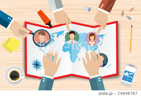 Human resources management concept, 24646767