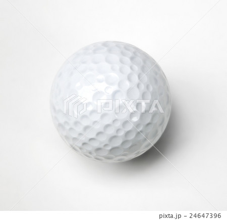 Golf ball on white 24647396