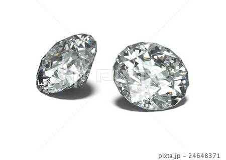 ダイヤモンドの宝石 ジュエリーのイラスト素材 24648371 Pixta