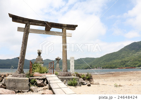 旧赤城神社(弁天宮)と大沼 旧赤城神社(弁天宮)と大沼 24648424