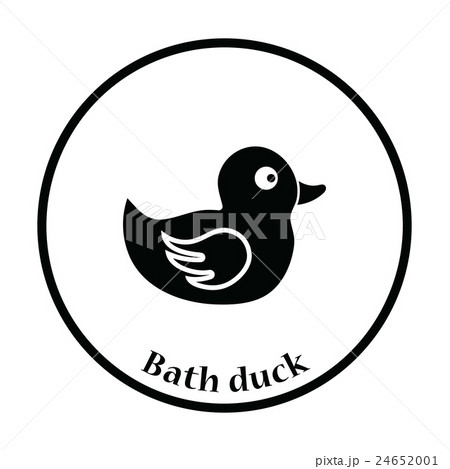 Bath duck icon Bath duck icon 24652001