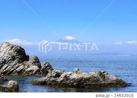 森戸海岸からの富士山 24652010