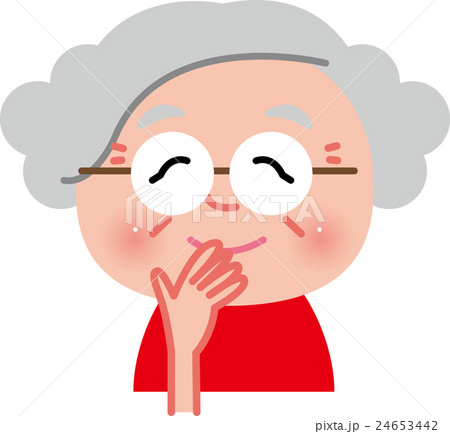 シニア　おばあちゃん　笑顔 24653442