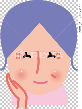 シニア　おばあちゃん　笑顔 24653445