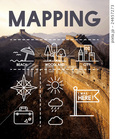 Location Mapping Journey Navigation Concept Location Mapping Journey Navigation Concept 24657273