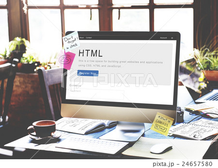 HTML Website Internet Design Content Concept 24657580