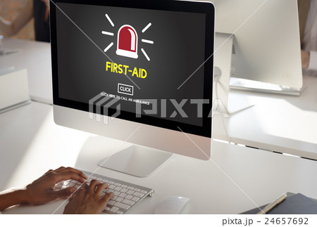 First Aid Emergency Accident Service Concept 24657692
