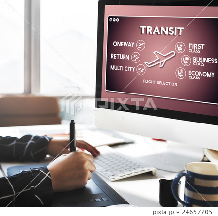 Flight Information Selection Tourism Transport Concept 24657705