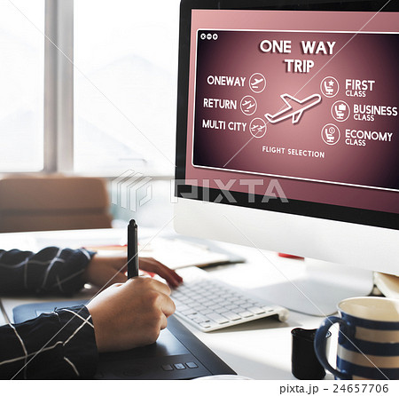 Flight Information Selection Tourism Transport Concept 24657706