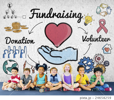 Fundraising Donation Heart Charity Welfare Concept Fundraising Donation Heart Charity Welfare Concept 24658259