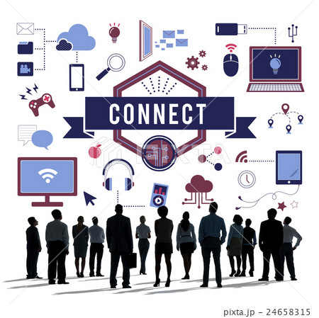 Big Data Connect Technology Gadget Concept 24658315