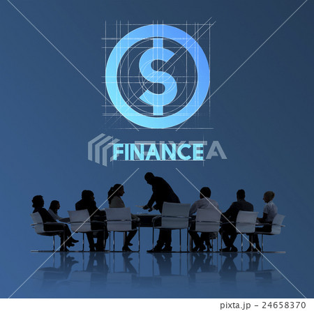 Finance Business Money People Graphic Concept 24658370