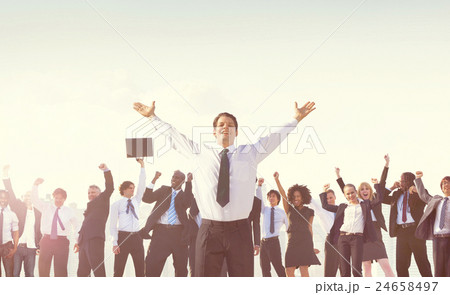 Business People Corporate Success Concept 24658497