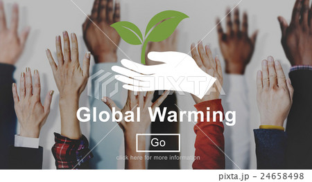 Global Warming Climate Change Environmental Website Concept 24658498