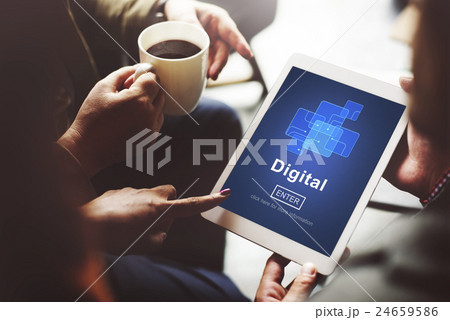 Digital Online Internet Technology Information Concept Digital Online Internet Technology Information Concept 24659586