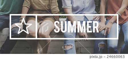 Summer Time Holiday Rest Outdoors Concept Summer Time Holiday Rest Outdoors Concept 24660063