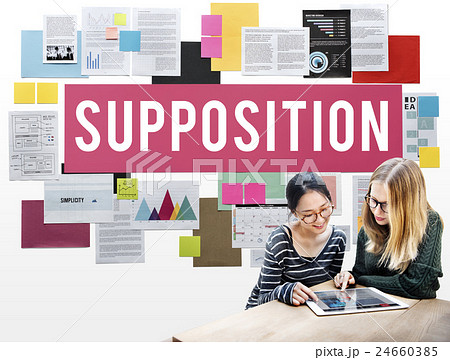 Supposition Prediction Logic Ideas Concept 24660385