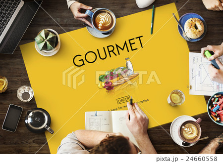 Gourmet Catering Cuisine Food Fresh Healthy Meal Concept Gourmet Catering Cuisine Food Fresh Healthy Meal Concept 24660558
