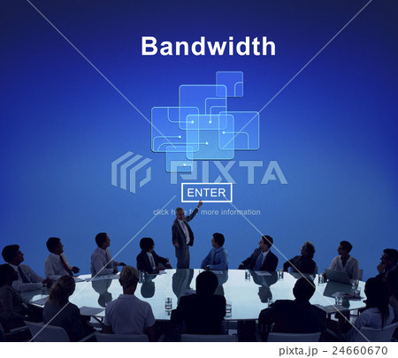 Bandwidth Broadband Connection Data Information Internet Concept Bandwidth Broadband Connection Data Information Internet Concept 24660670