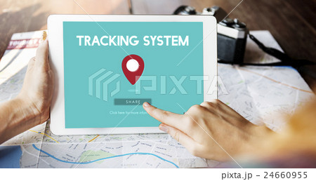 Route Map Navigation Track Places Concept 24660955