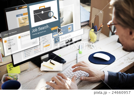 Job Serch Career Recruitment Occupation Career Concept 24660957