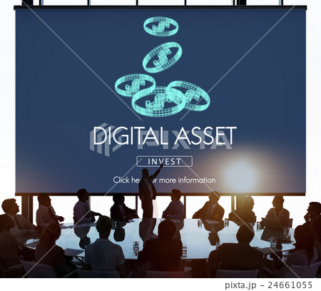Digital Assets Finance Money Business Concept 24661055