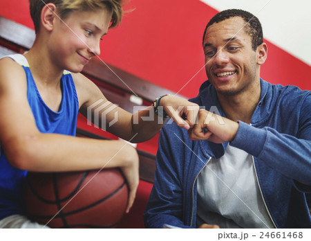 Team Teamwork Basketball Training Game Concept 24661468